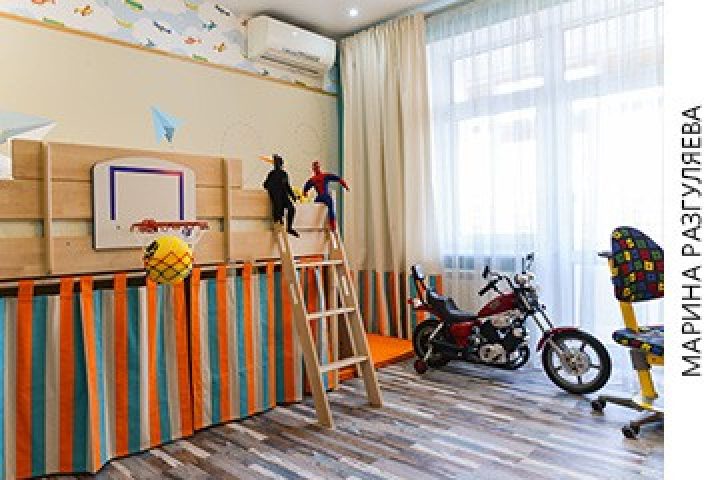 Проект Марины Разгуляевой "Детская комната"