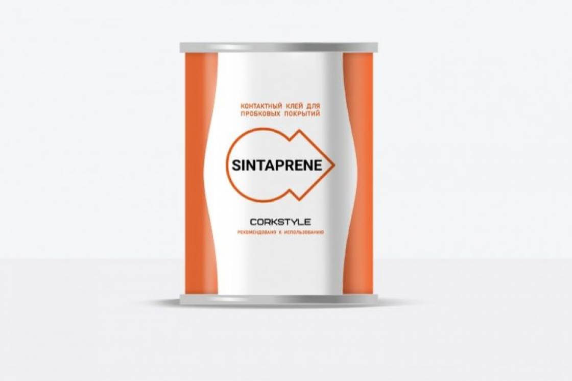 пробковый пол текстура SINTAPRENE. Клей для пробковых покрытий - 1 литр