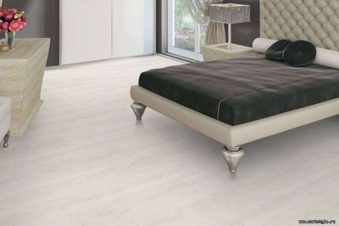 пробковый пол текстураOak Polar White