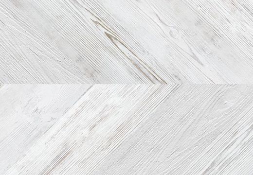 клеевой пробковый пол Chevron White