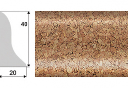 пробковый пол Плинтус С102