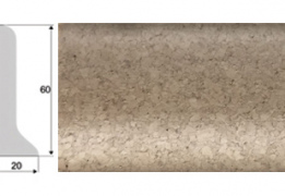пробковый пол Плинтус C101 колер 6
