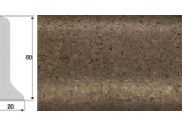 пробковый пол Плинтус C101 колер 7