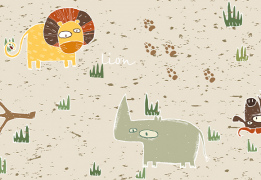 пробковый пол Animals