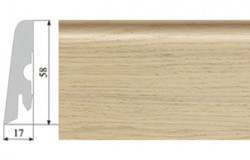 другие виды пробкового пола Плинтус Oak Brushed