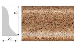 другие виды пробкового пола Плинтус C106