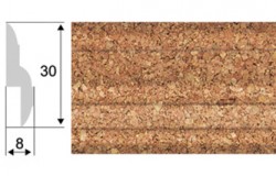 другие виды пробкового пола Уголок внешний 30 мм