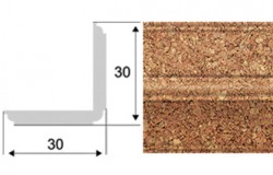 другие виды пробкового пола Уголок внешний 20 мм