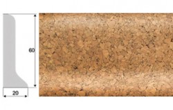 другие виды пробкового пола Плинтус C101 колер 20
